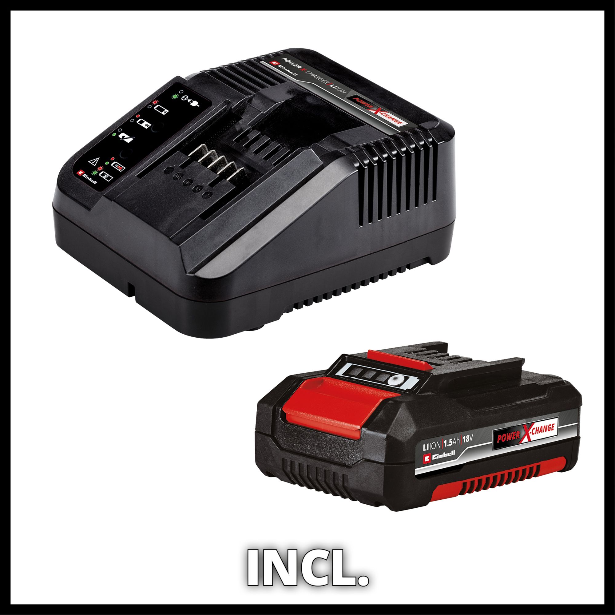 Einhell PXC 18V Li ion Cordless Combi drill 1 x 1.5Ah TE CD 18 44 Li I 4513796 DIY at B Q