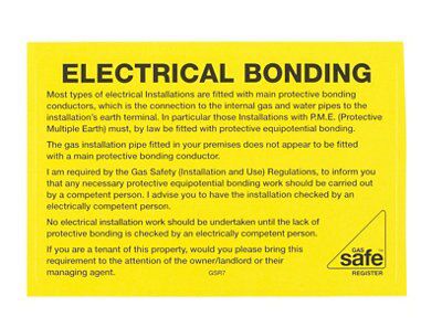 Electrical bonding Safety poster | £7.20 at B&Q