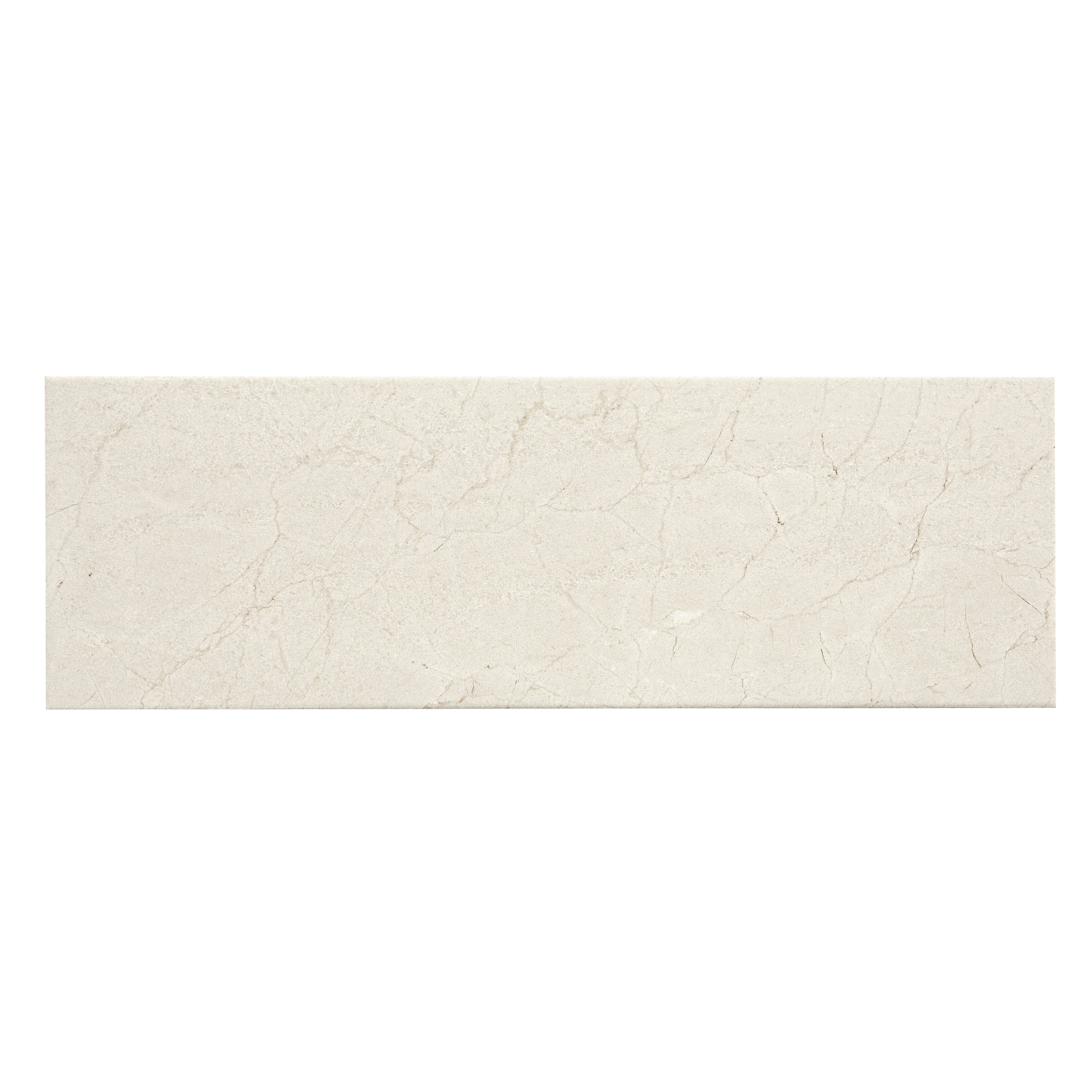 Elegance Beige Gloss Marble effect Ceramic Wall Tile Sample