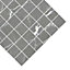 Elegance Grey Gloss Marble effect Ceramic Mosaic tile sheet, (L)300mm (W)300mm