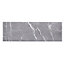 Elegance Grey Gloss Marble effect Ceramic Wall Tile, Pack of 7, (L)600mm (W)200mm