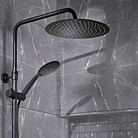 Elegance Grey Gloss Plain Marble effect Ceramic Wall Tile Sample