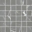 Elegance Grey Marble effect Ceramic Mosaic tile sheet, (L)300mm (W)300mm