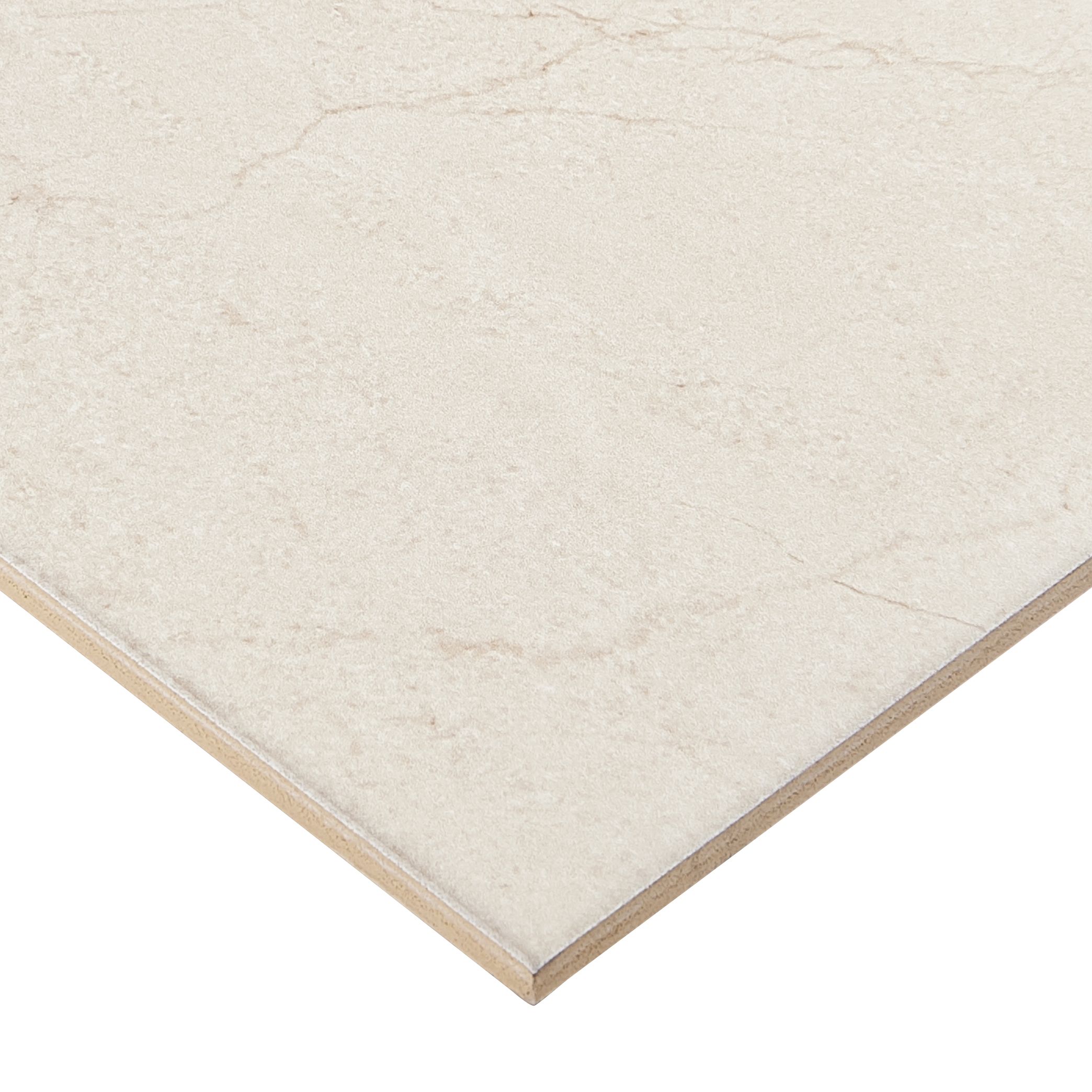 Elegance marble Cream Gloss Marble effect Ceramic Indoor Wall Tile, Pack of 7, (L)600mm (W)200mm