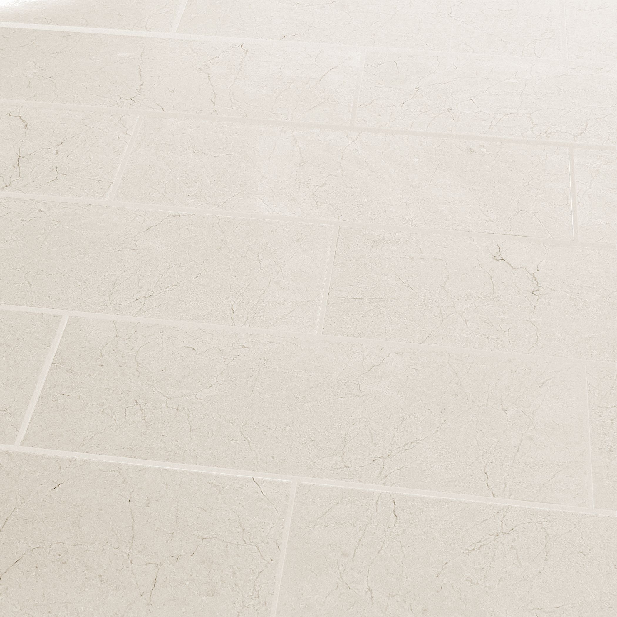 Elegance marble Cream Gloss Marble effect Ceramic Wall Tile, Pack of 9