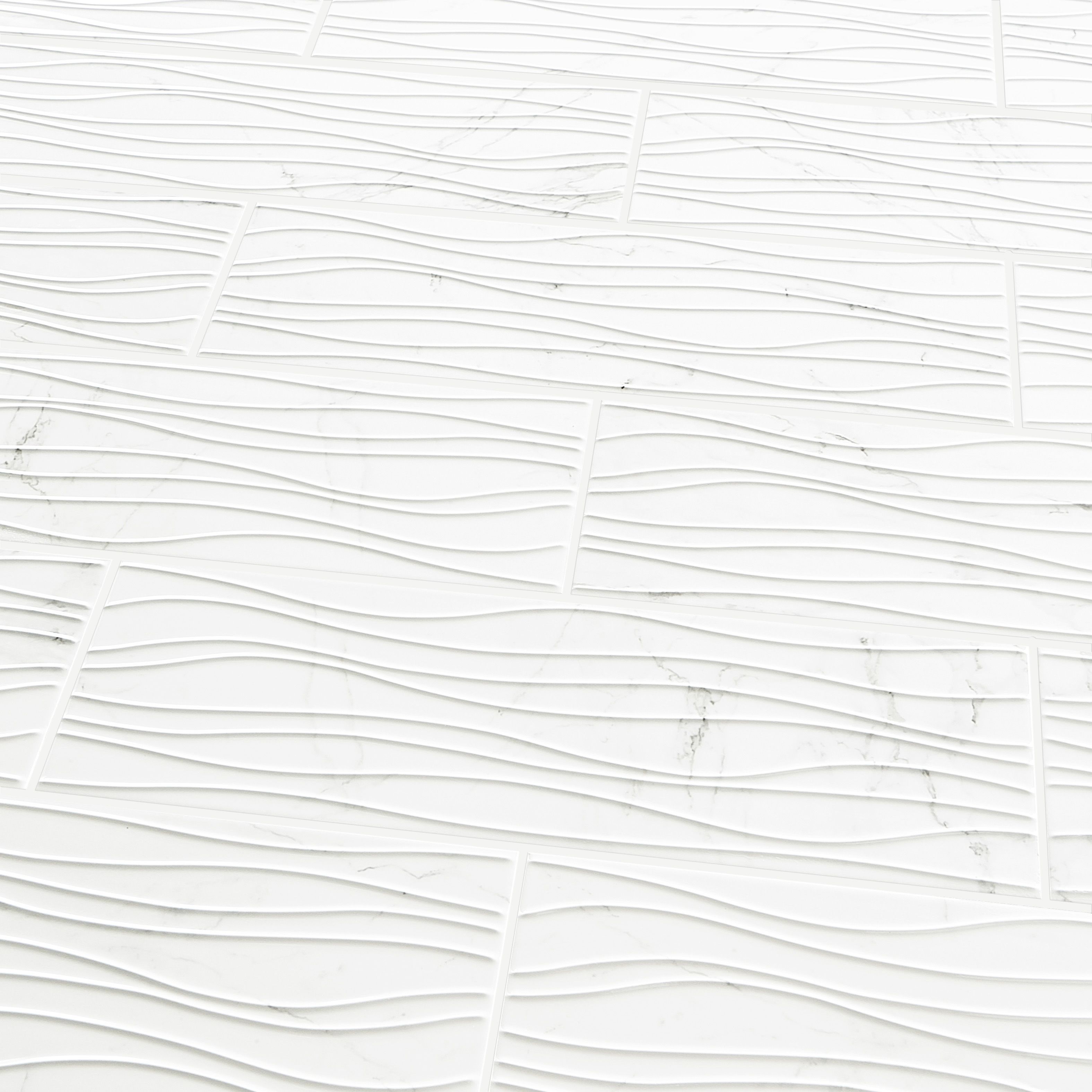 White glossy marble - Glossy surface - EOX 1001 30x60 GLOSSY ◇