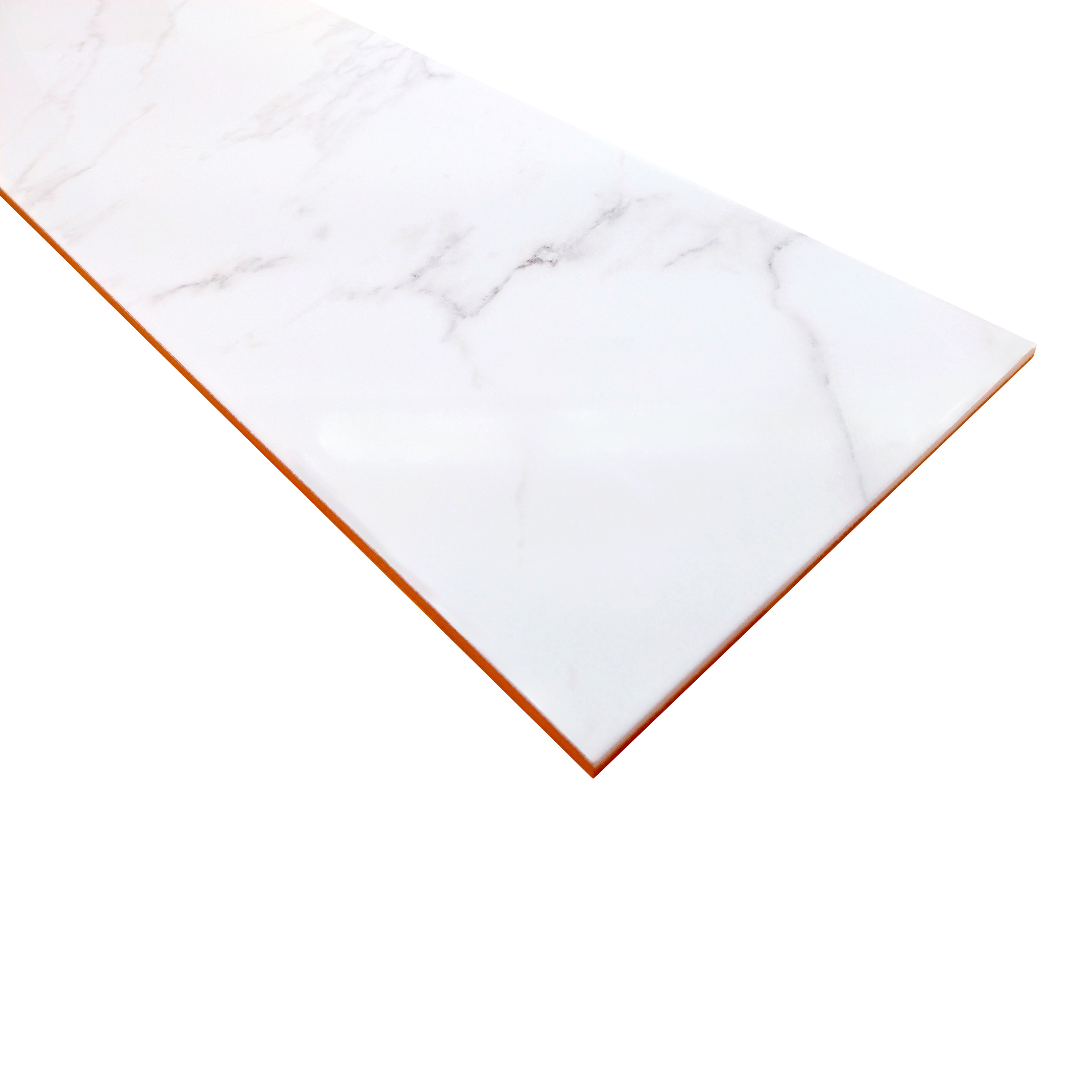 Elegance White Gloss Marble effect Ceramic Indoor Wall Tile Sample