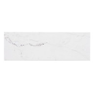 Elegance White Gloss Plain Marble effect Ceramic Wall Tile Sample