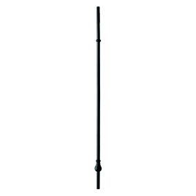 Elements Contemporary Black Metal Landing baluster (H)855mm (W)30mm, Pack of 3
