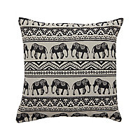 Elephant Monochrome Cushion
