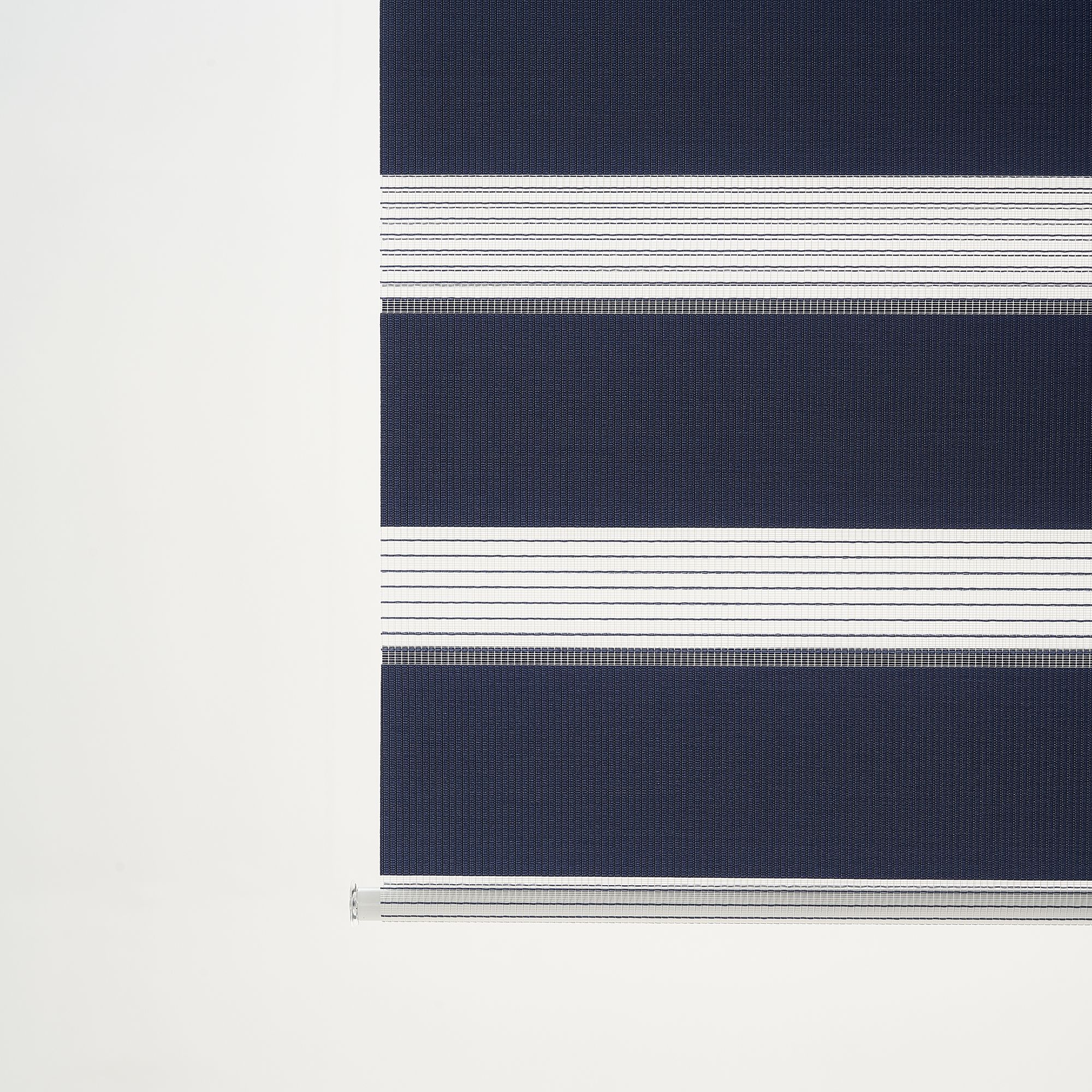 Elin Corded Dark blue Striped Day & night Roller Blind (W)180cm (L)180cm - 4