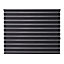 Elin Corded Dark grey Striped Day & night Roller Blind (W)180cm (L)180cm