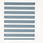 Elin Corded Light blue Striped Day & night Roller Blind (W)120cm (L)180cm