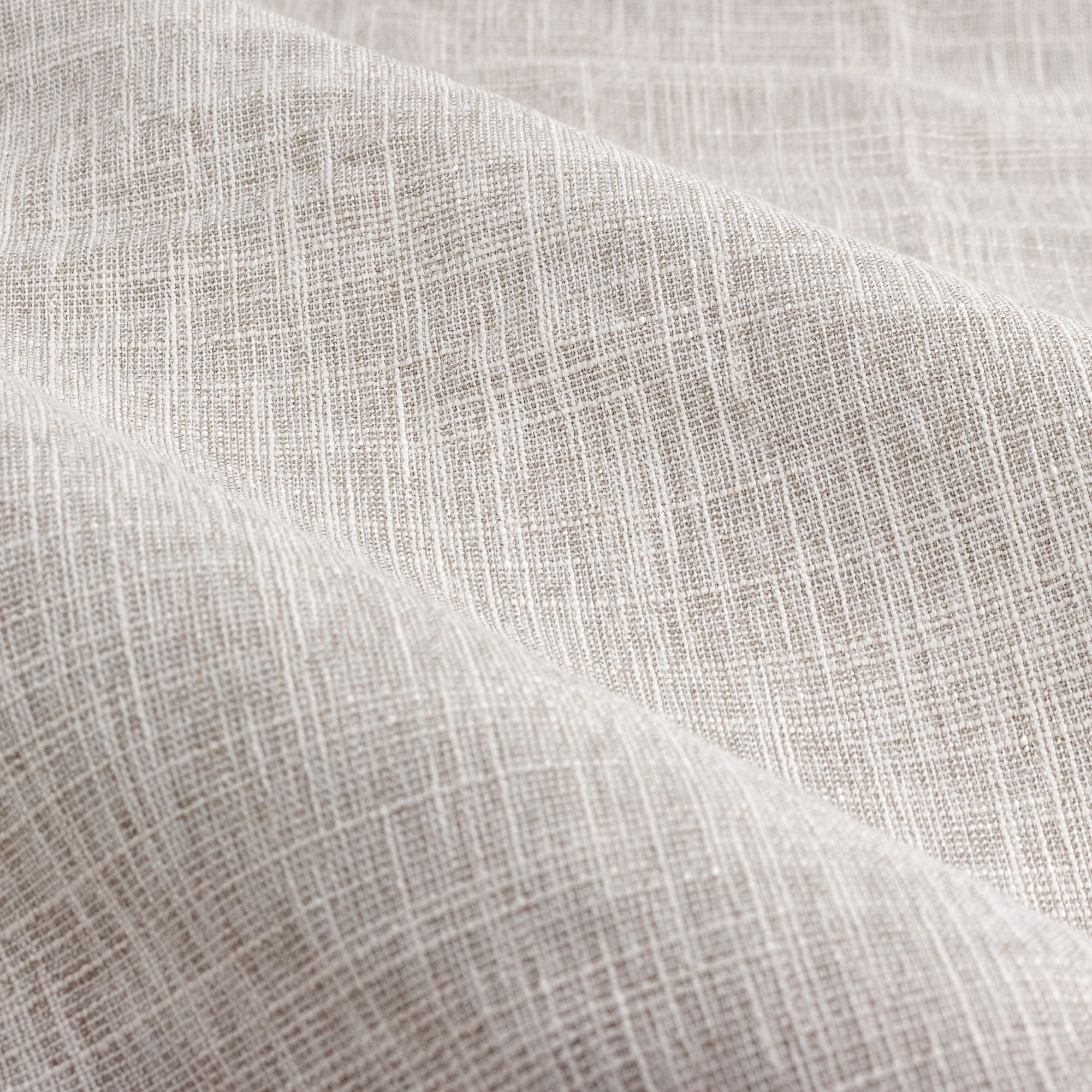 Elisa Ecru Slub Lined Eyelet Curtains (W)228cm (L)228cm, Pair