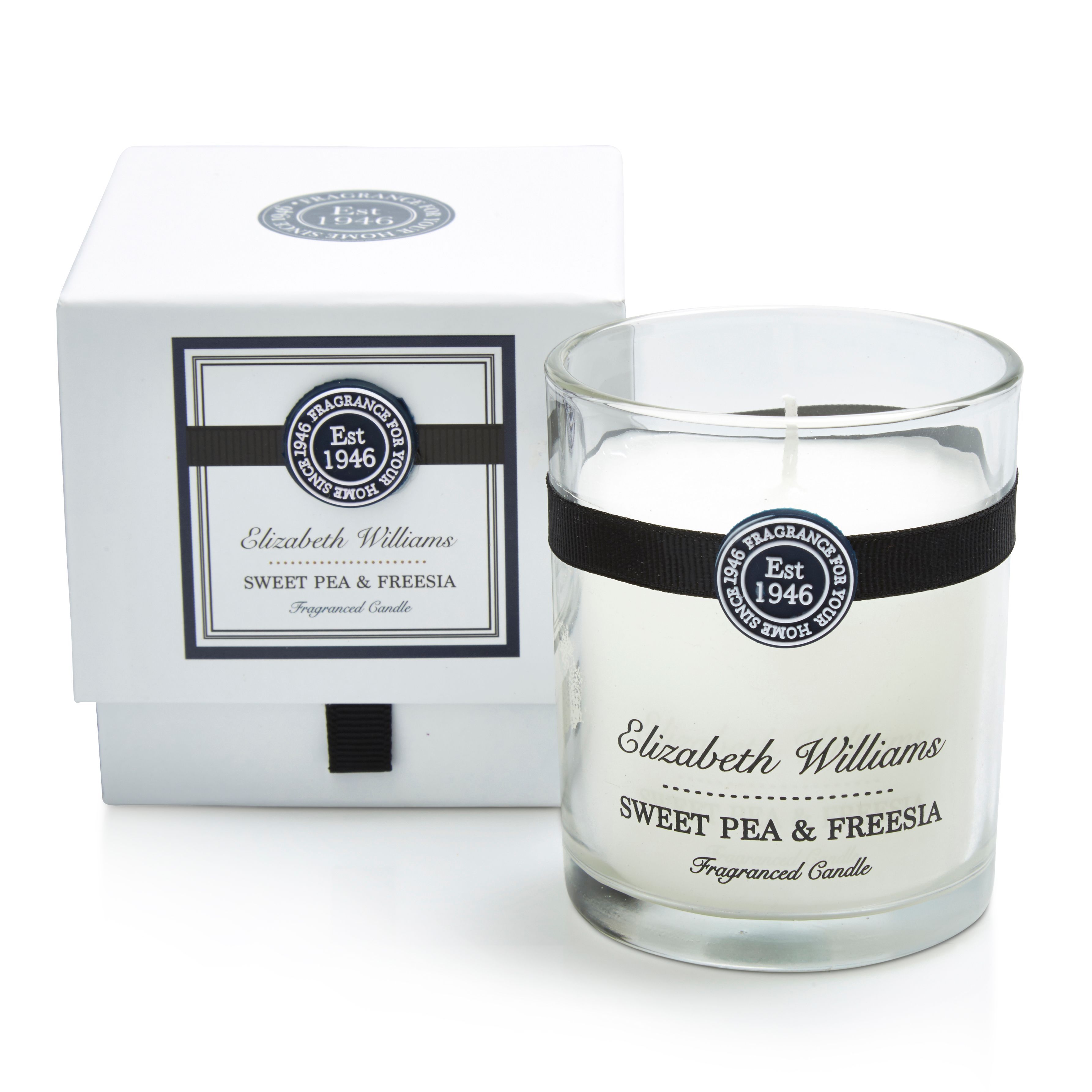 Elizabeth Williams Sweet pea & freesia Boxed jar candle