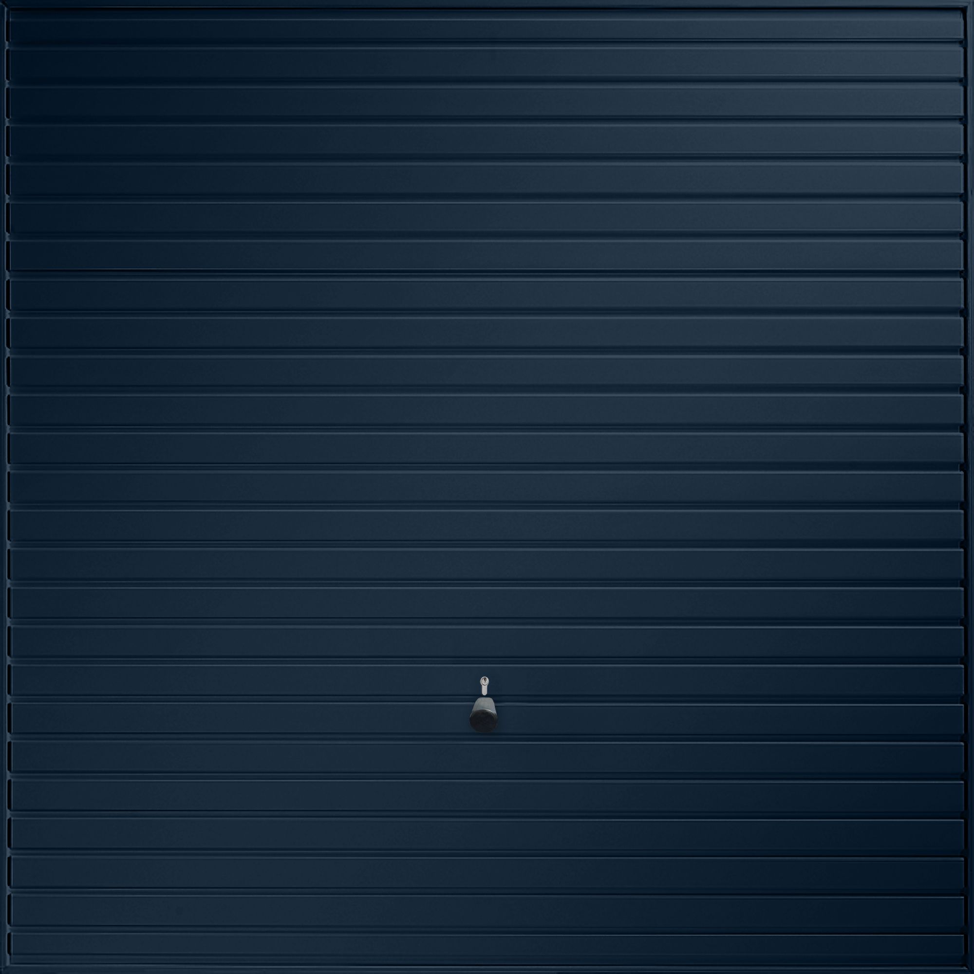 Elizabethan Standard size Horizontally ribbed Steel blue Up & over ...