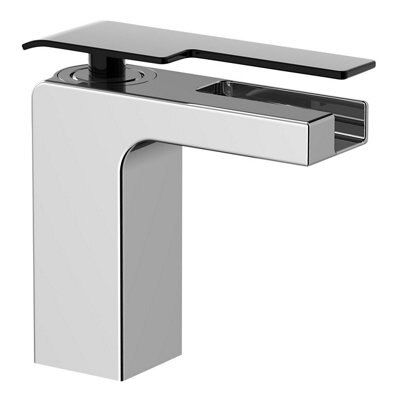 Embley Matt Chrome effect Basin Mono mixer Tap
