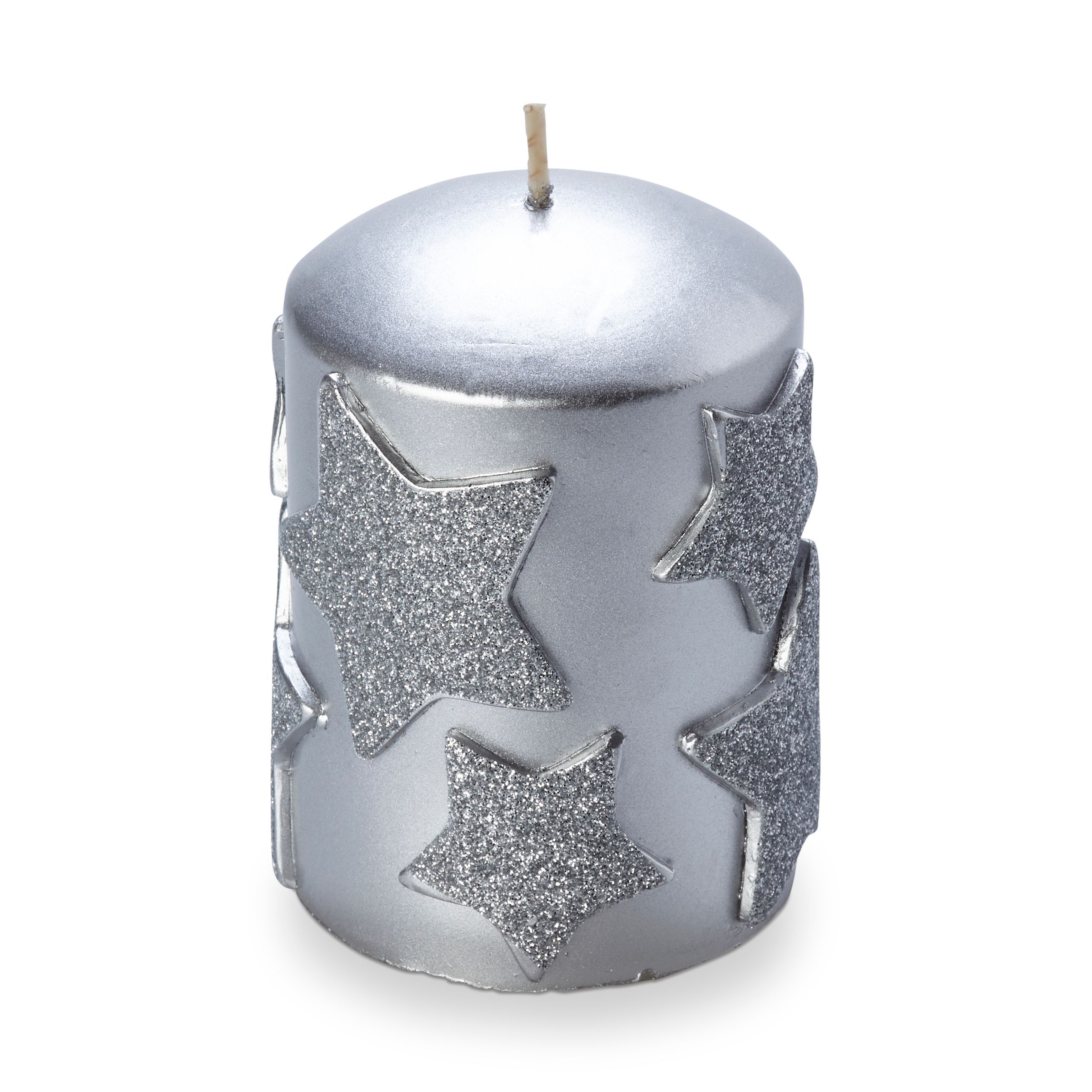 Embossed star detail Unscented Candle DIY at B&Q