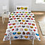 Emoji I only speak emoji Multicolour Single Bedding set