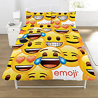 Emoji Smiley Yellow Double Bedding set