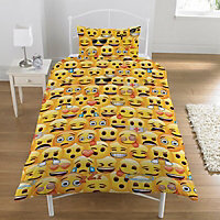 Emoji Yellow Single Bedding set