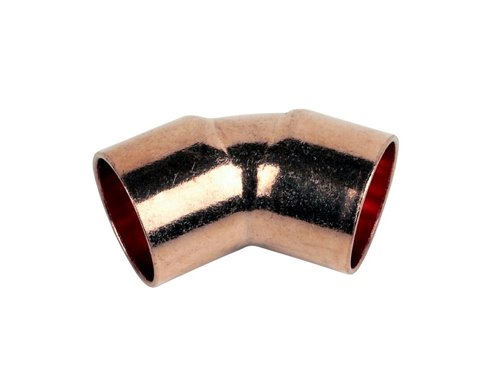 End feed Pipe elbow (Dia)15mm 15mm, Pack of 2
