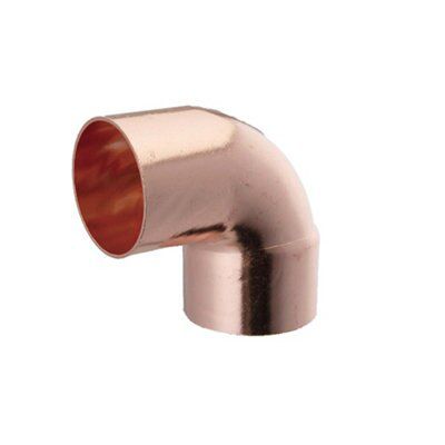 End feed Street Pipe elbow (Dia)22mm, Pack of 10