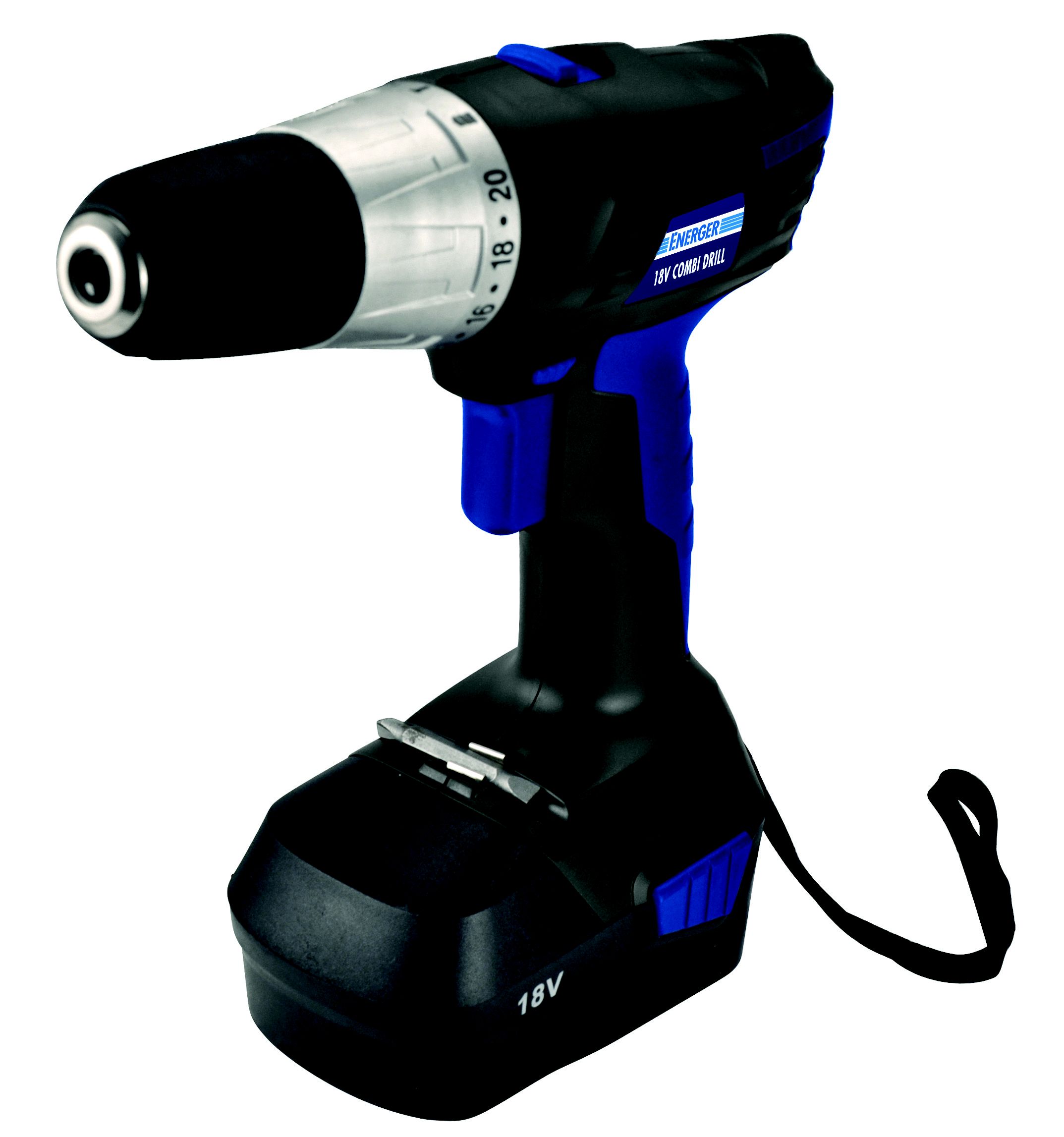 Energer 18V Ni-Cd Cordless Combi drill (1 x 1.3Ah) - ENE456COM