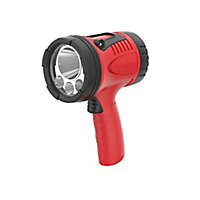 Energizer Red & black Rechargeable 600lm LED Battery-powered Spotlight