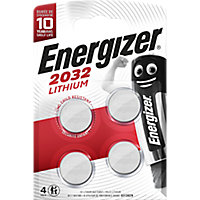 Energizer Specialty CR2032 Battery, Pack of 4