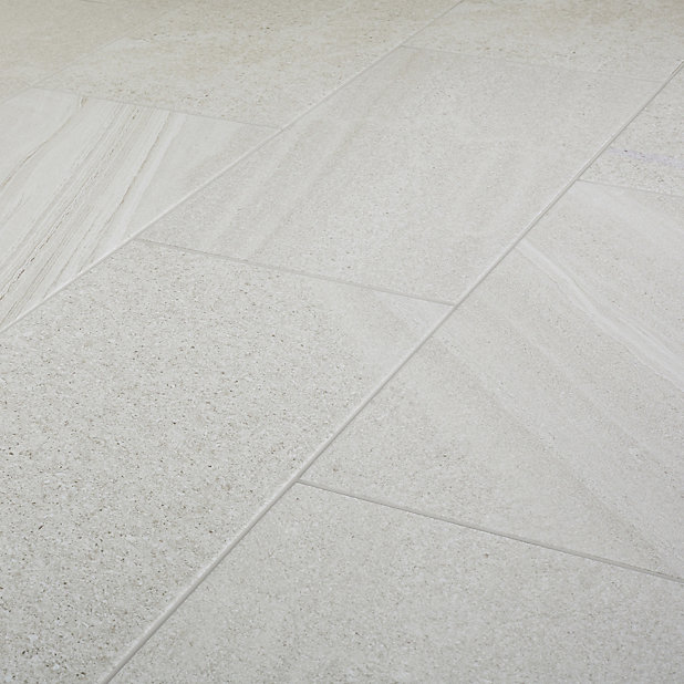 English Light Grey Satin Stone Effect, Gray Stone Floor Tile