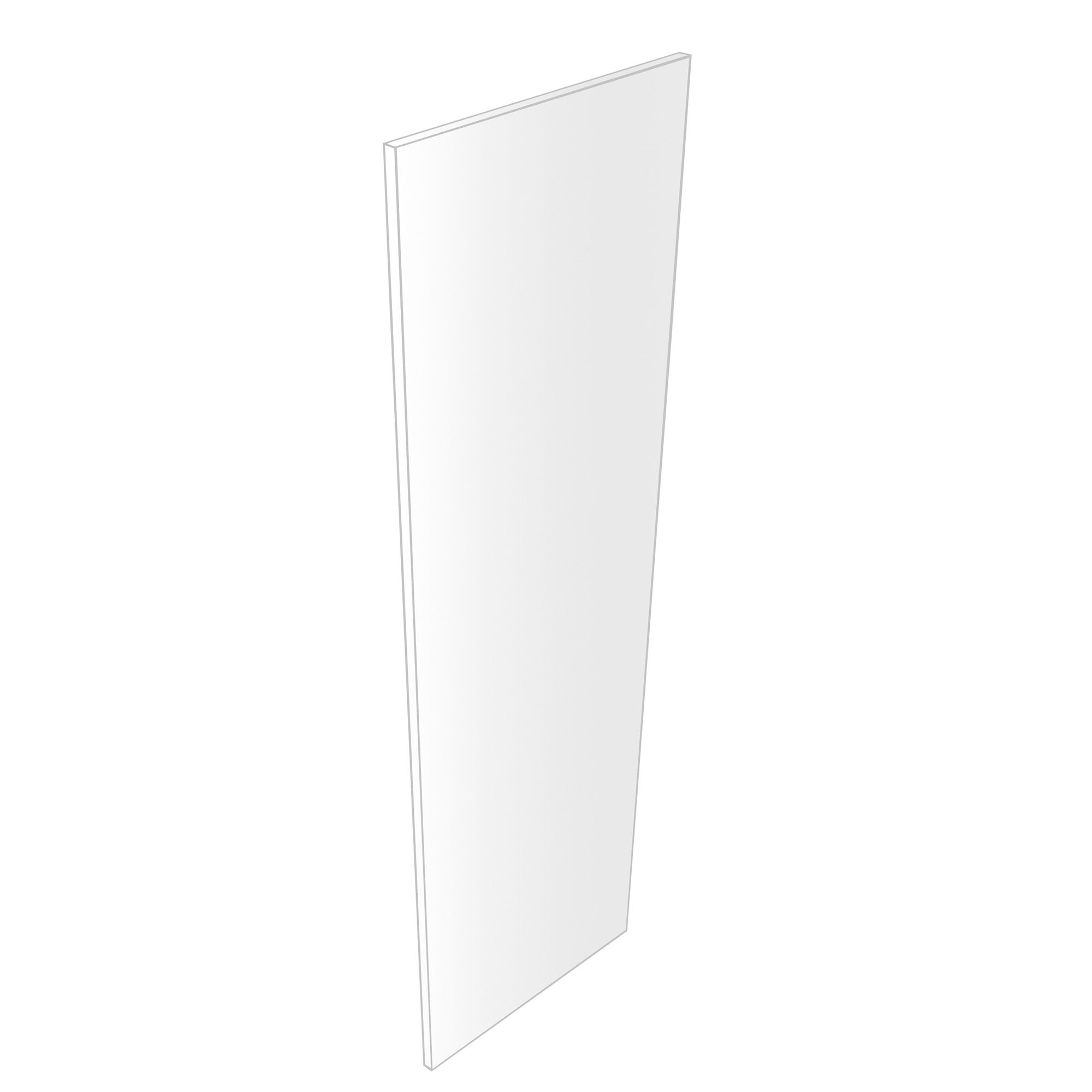 Ennis Gloss White End panel (H)2000mm (W)380mm | DIY at B&Q