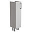 Ennis Slim Gloss Light grey Modern Freestanding Base unit (W)195mm (H)820mm