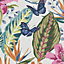 Envy Eden Multicolour Floral Smooth Wallpaper
