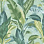 Envy Leaf It Out Midnight Tropical Smooth Wallpaper