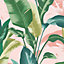 Envy Leaf It Out Sunrise Tropical Smooth Wallpaper Sample