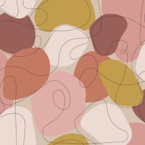 Envy Mood Peachy Abstract Smooth Wallpaper Sample