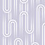Envy Ups N Downs Lavender Geometric Smooth Wallpaper
