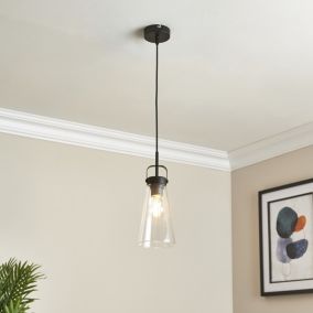 Enzo Matt LED Pendant ceiling light, (Dia)120mm