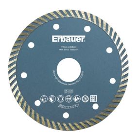 Erbauer 115mm x 22.2mm Diamond blade