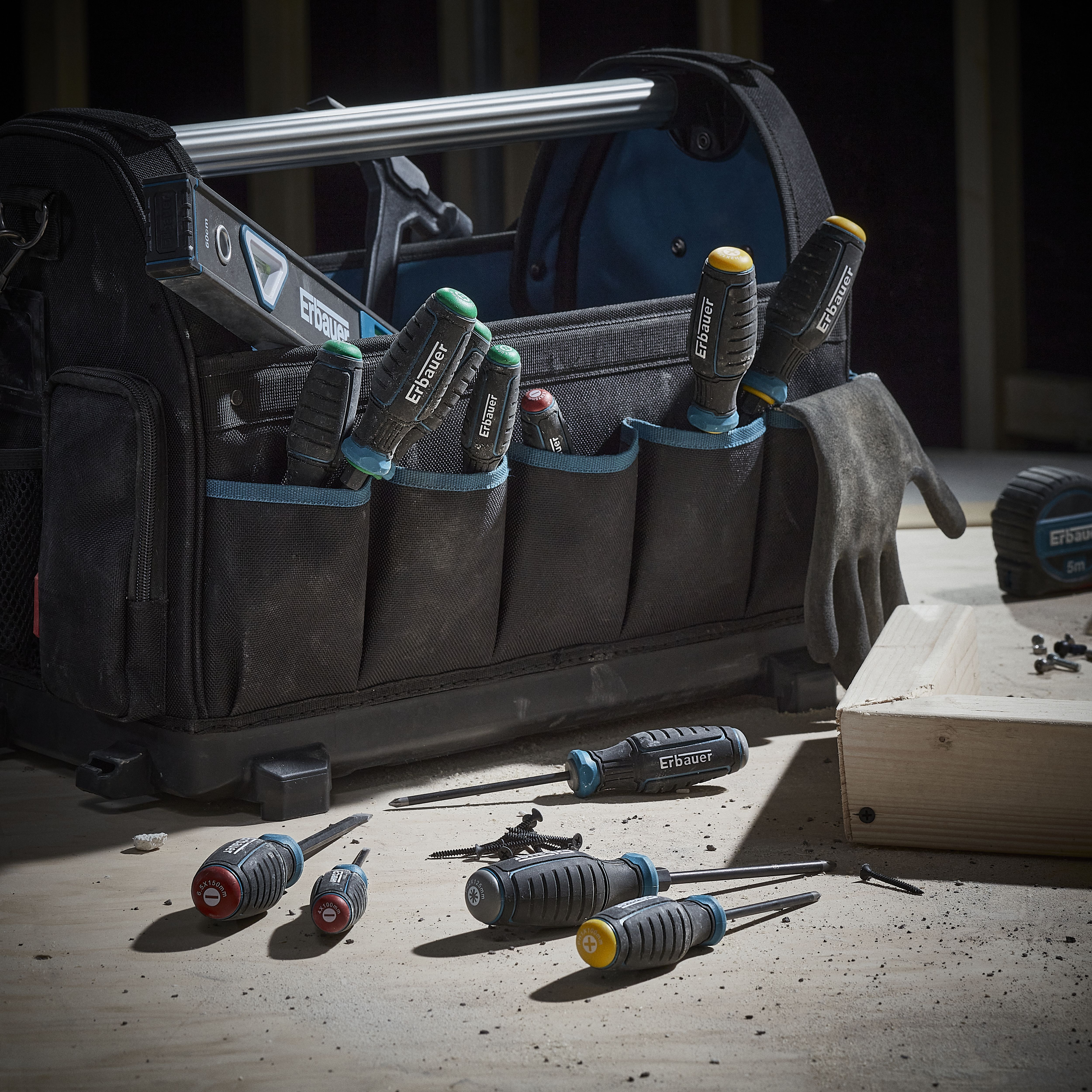 Erbauer 12 piece Standard Mixed Screwdriver set | DIY at B&Q 