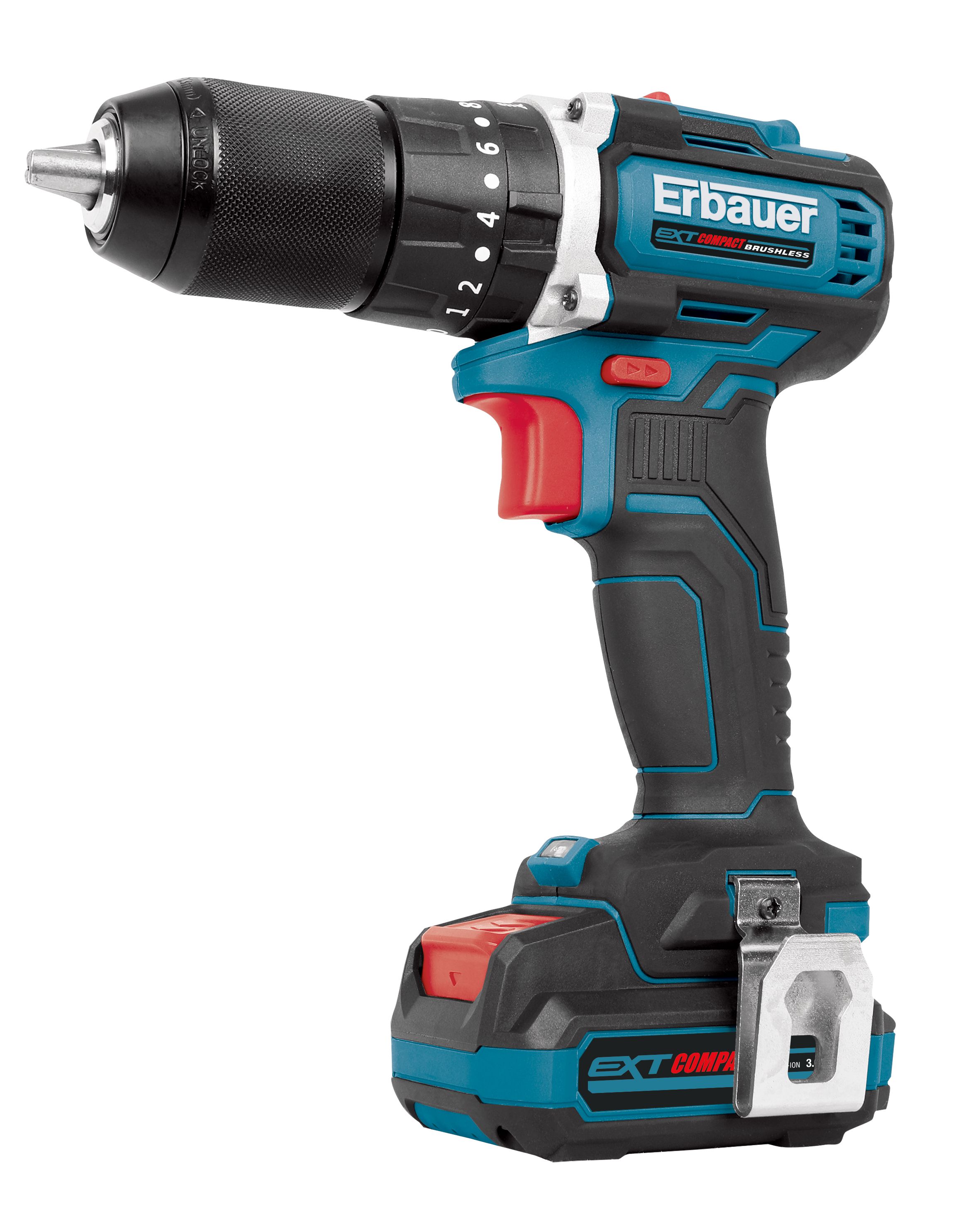 Erbauer 12V 1 x 3 Li ion Cordless Combi drill ECD12 Li 2 DIY at B Q