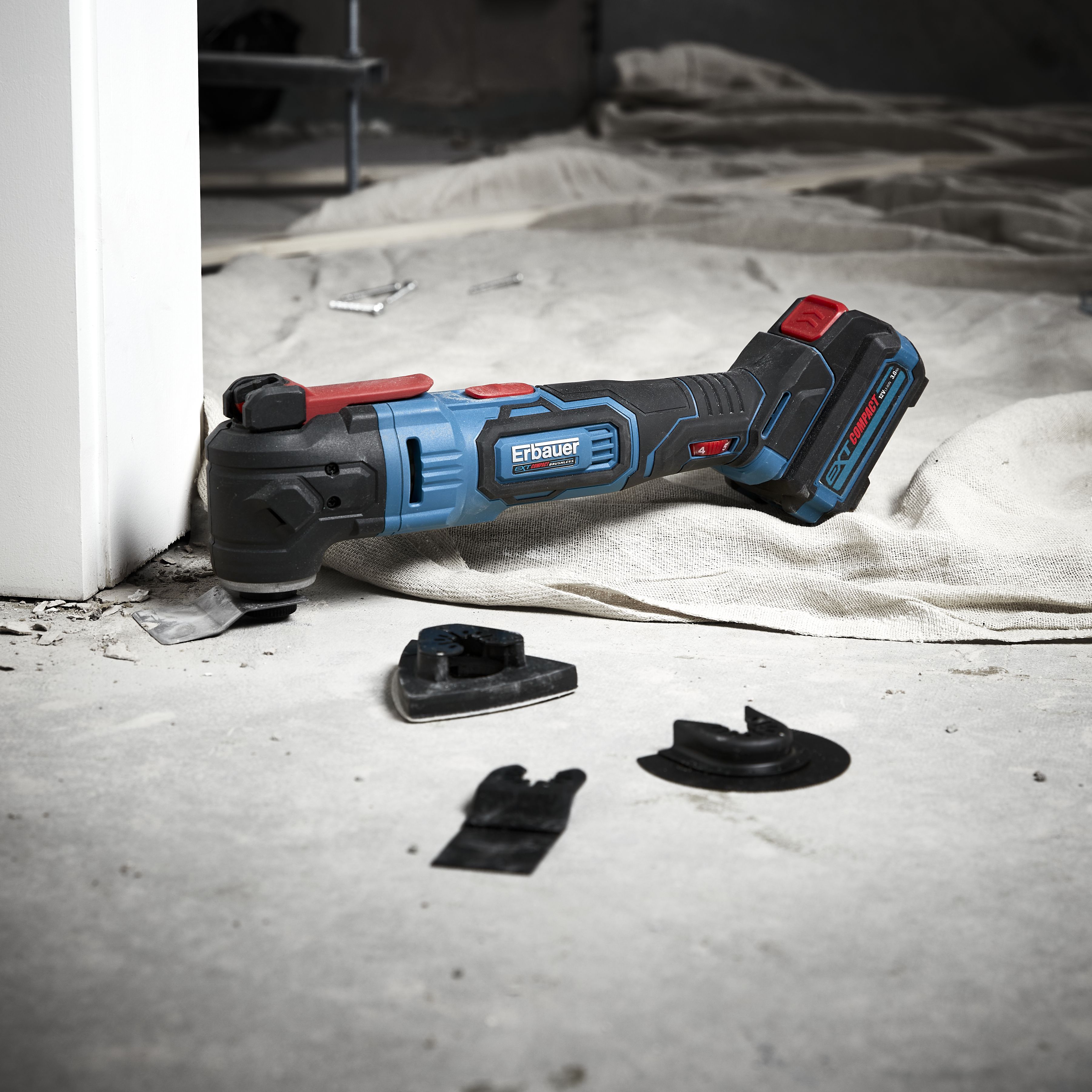 Erbauer 12V EXT compact Cordless Multi tool (Bare Tool) - EMT12-Li