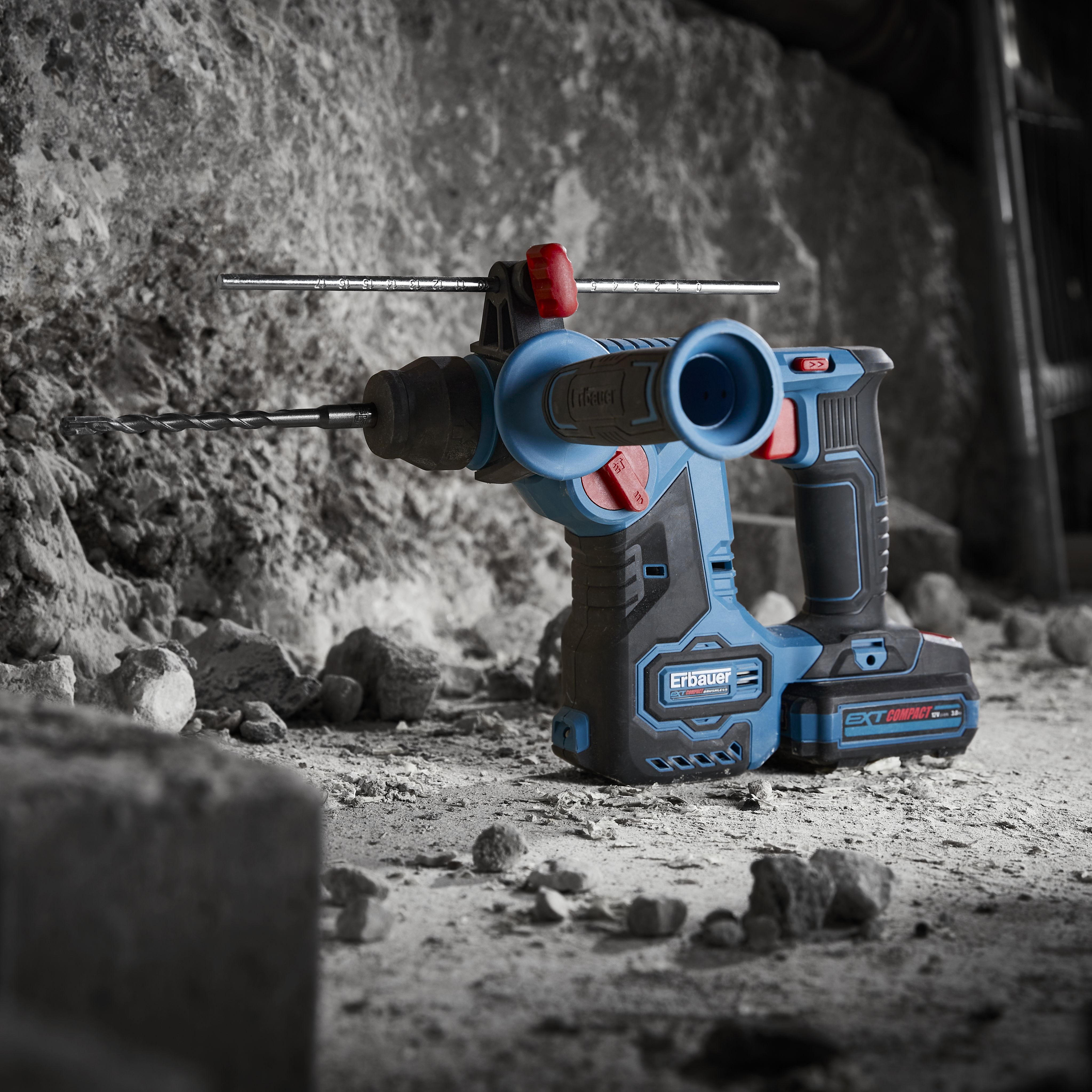 Erbauer 12V EXT compact Cordless SDS+ drill (Bare Tool) - ERH12-Li