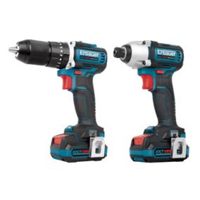 Erbauer 12V Li-ion EXT Cordless 2 piece Power tool kit (2 x 3Ah) - ECD12-Li-2 / EID12-Li-2