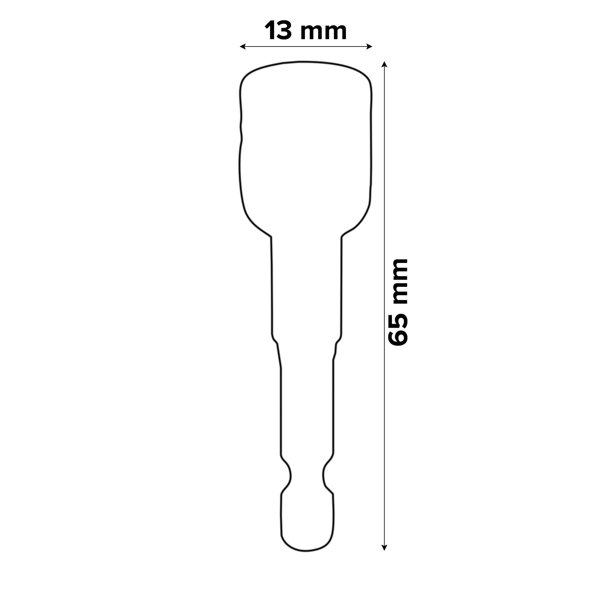 Erbauer 13mm Quick change hex Nut driver