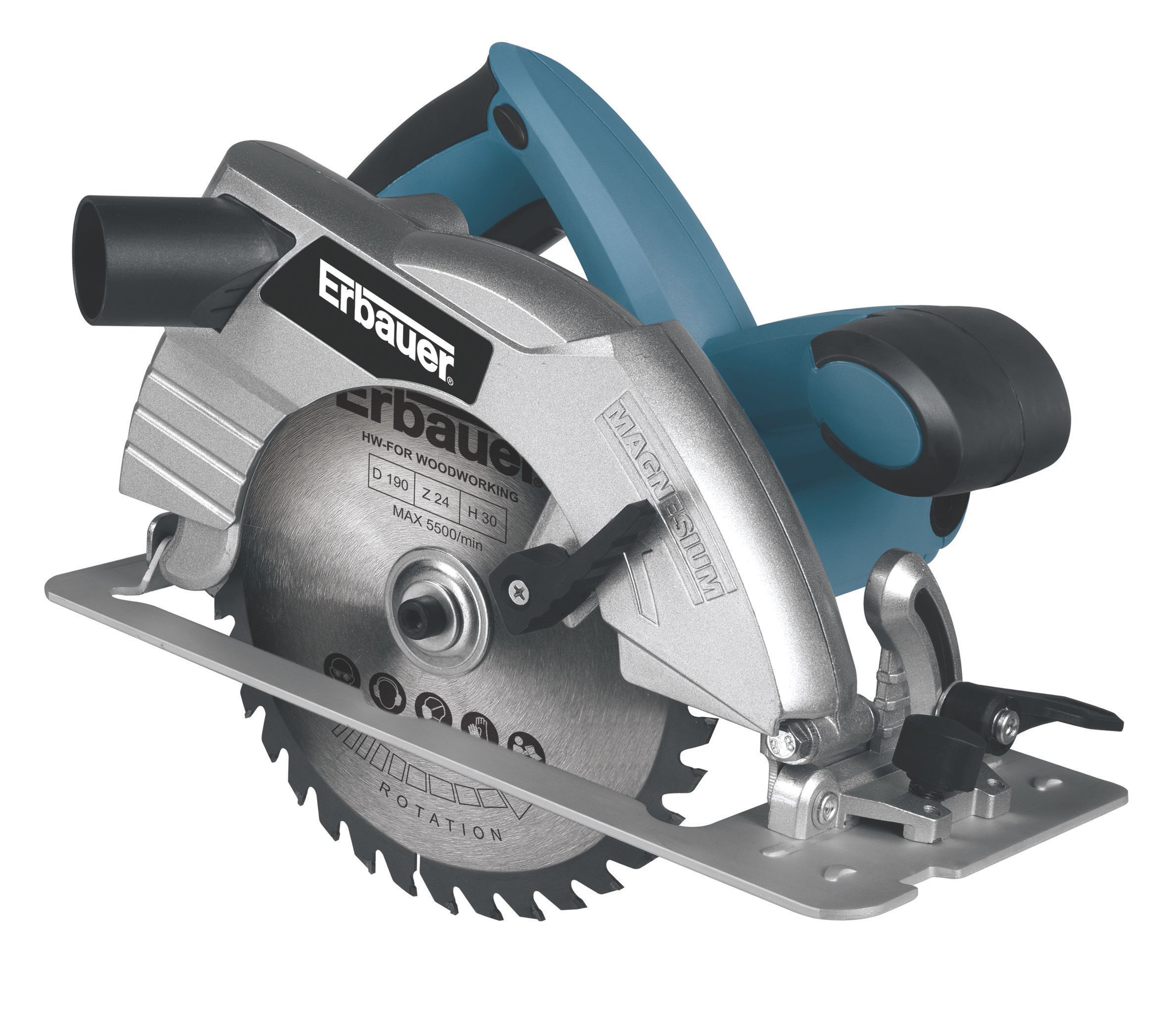 Erbauer 1500W 240V 190mm Corded Circular saw ERB566CSW DIY at B Q