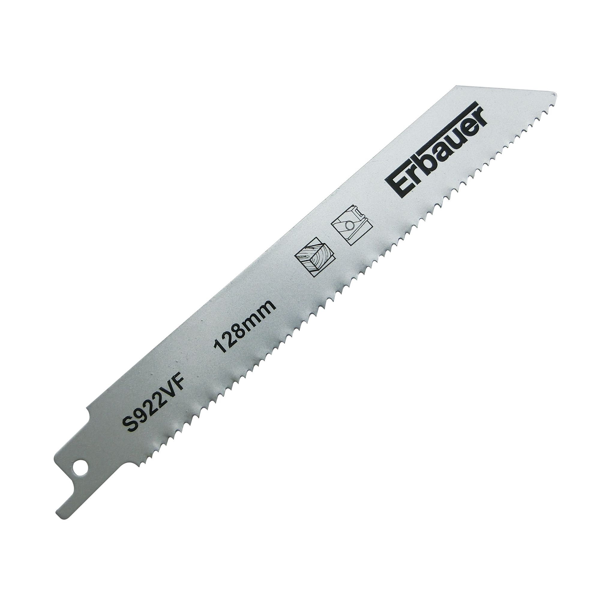 Erbauer 150mm Universal Reciprocating saw blade - S922VF, Pack of 2