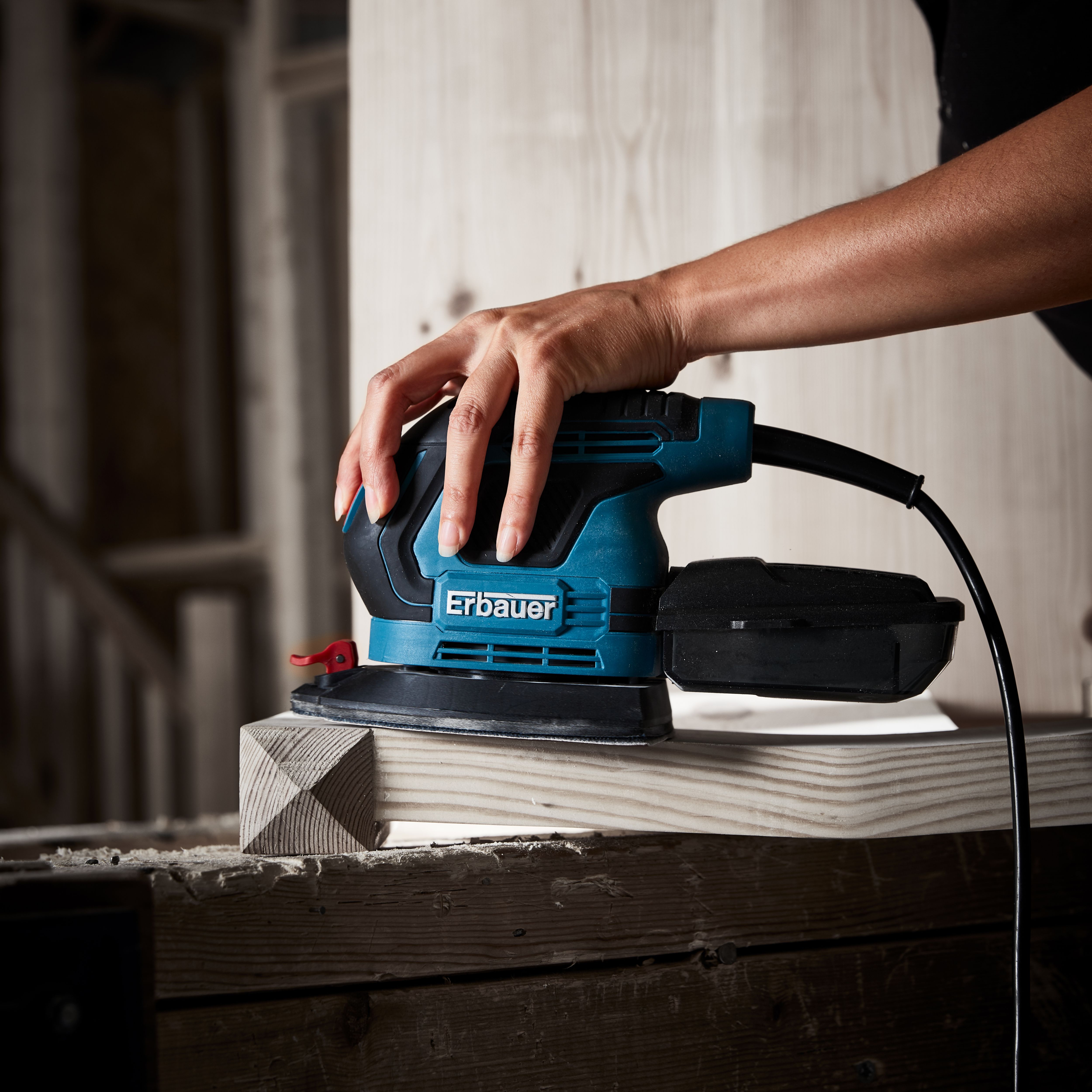 Erbauer orbital shop sander cordless