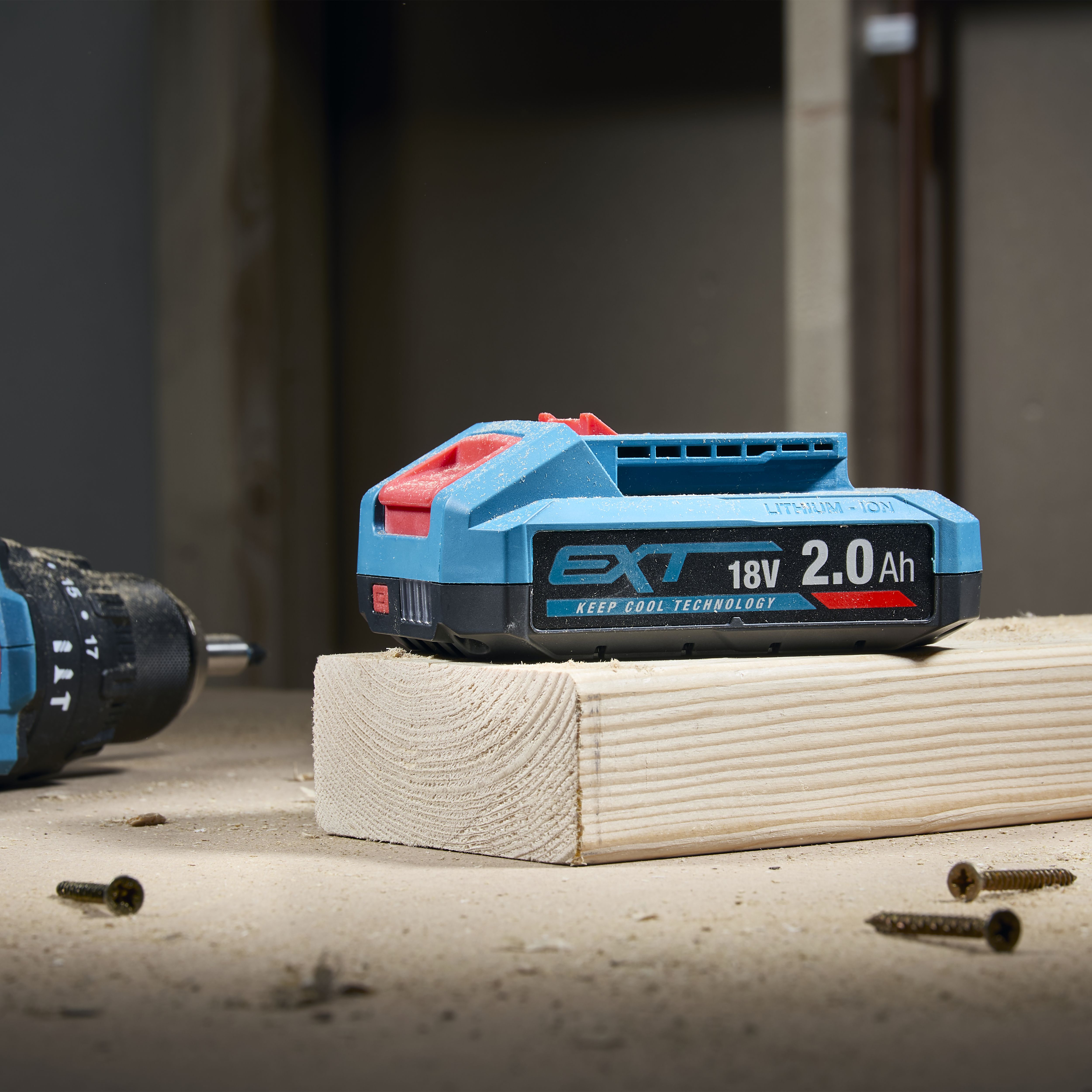 Erbauer 18V 2Ah Li-ion Power tool battery - ERI1098BAT